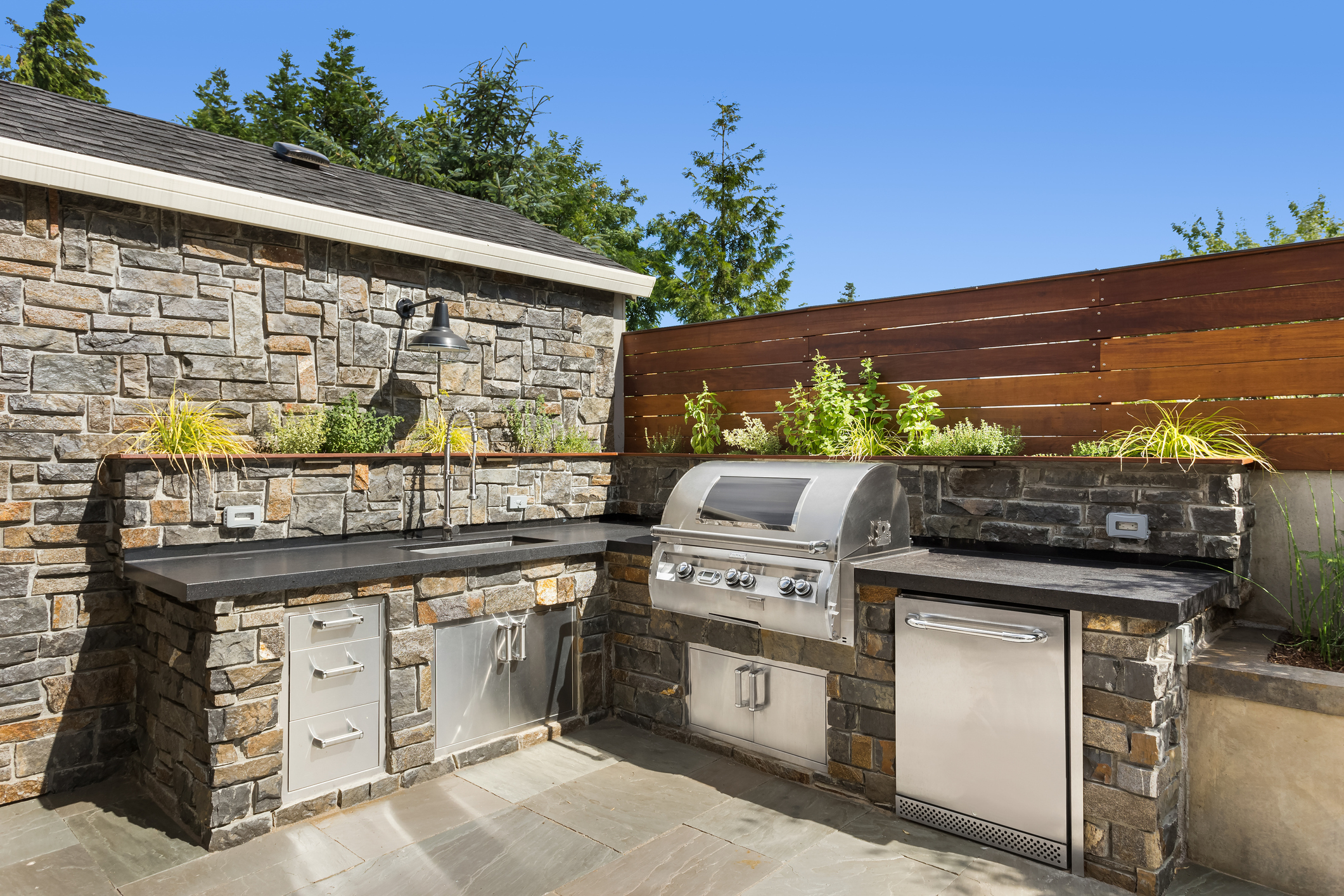 Fun in Your Own Backyard Built In Grill Ideas Friedmans Appliance Bay Area Concord CA